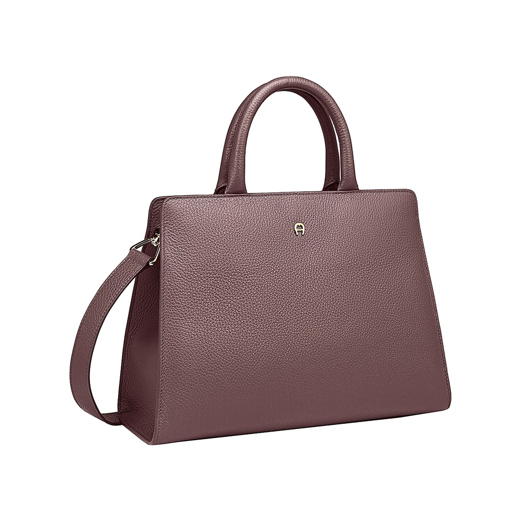 【AIGNER】CYBILL Handbag M, rosewood／ハンドバッグ CYBILL Handbag M, ink | AIGNER JAPAN WEBSITE